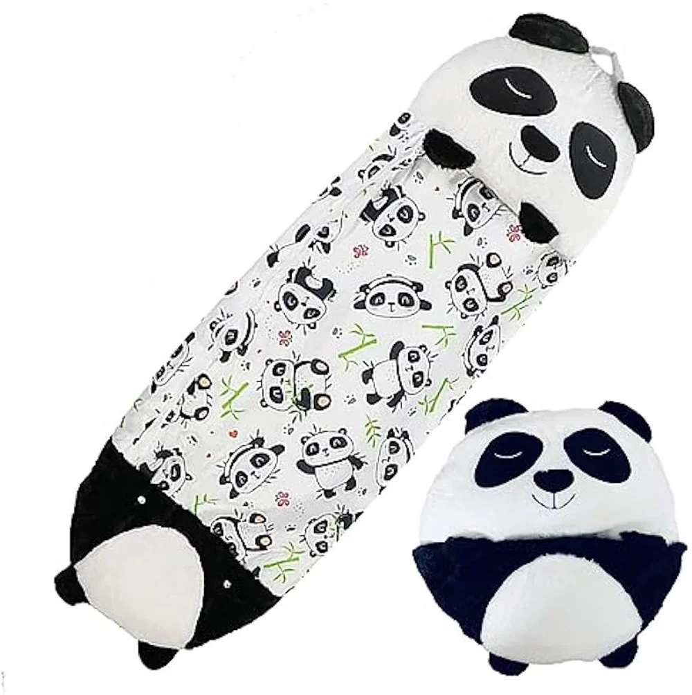 Kids Sleeping Bag Soft Animal Travel Camping Sleeping Mat with Folding Pillow Nap Mat for Toddlers Panda Sleeping Bag for Kids
Kids Sleeping Bag Soft Animal Travel Camping Sleeping Mat with Folding Pillow Nap Mat for Toddlers Panda Sleeping Bag for Kids