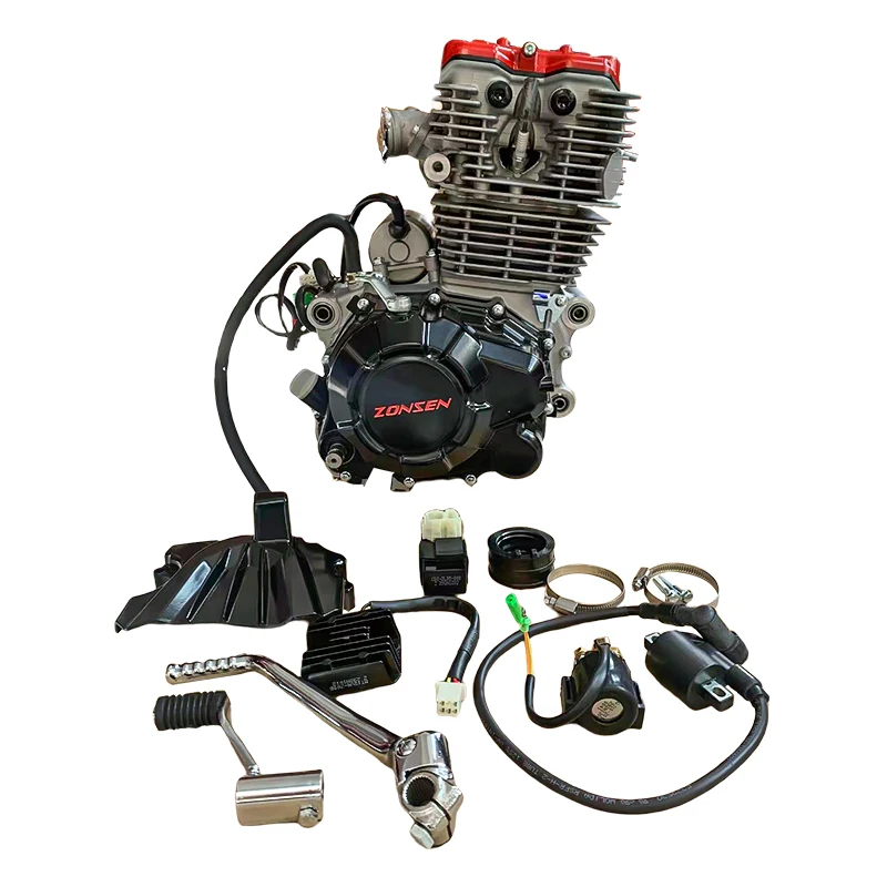 Zongshen 250cc 4 Valve Engine4-Stroke 250cc Air-Cooled Off-Road Motorcycle Engine Assembly 172MM Other Motorcycle Engines
Zongshen 250cc 4 Valve Engine4-Stroke 250cc Air-Cooled Off-Road Motorcycle Engine Assembly 172MM Other Motorcycle Engines