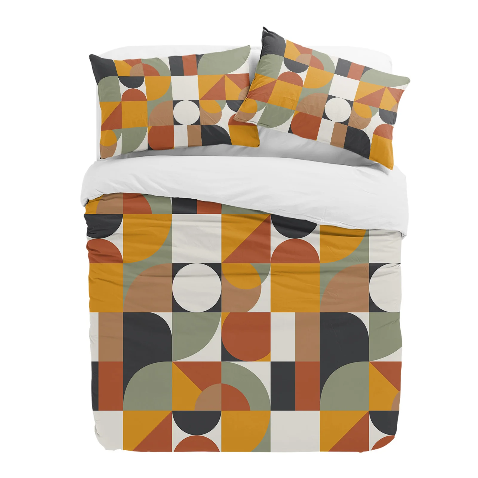 Nordic Retro Medieval Geometric Abstract Color 3pcs Bedding Set For Double Bed Home Textile Duvet Cover Quilt Cover Pillowcase
Nordic Retro Medieval Geometric Abstract Color 3pcs Bedding Set For Double Bed Home Textile Duvet Cover Quilt Cover Pillowcase