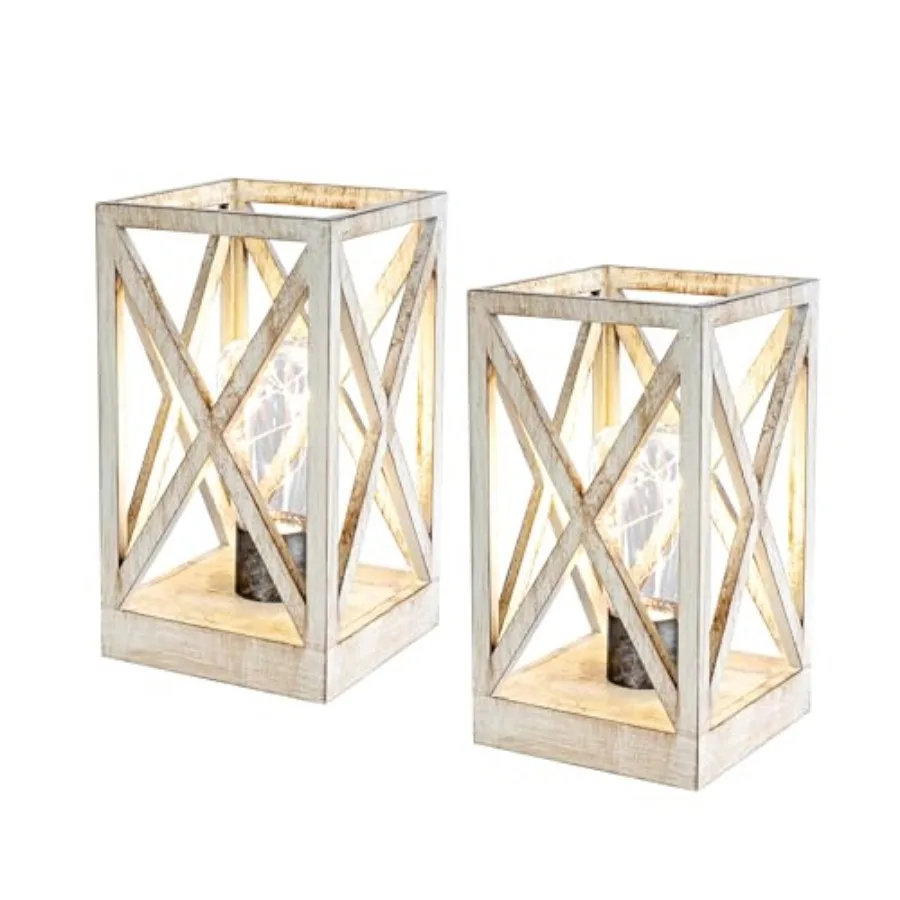 2 Pack Retro Battery Powered Table Lamps, Battery Operated Cordless Lamp Set, Portable Nightlight Decorative Light for Living R
2 Pack Retro Battery Powered Table Lamps, Battery Operated Cordless Lamp Set, Portable Nightlight Decorative Light for Living R