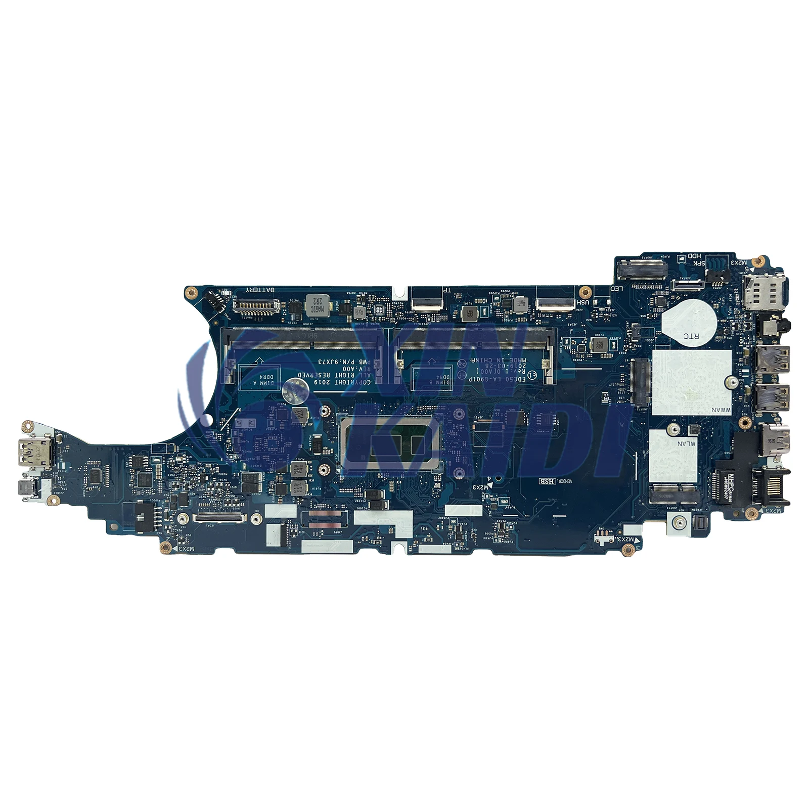 For DELL Latitude 5500 Mainboard CN-0J16NW 0J16NW 09T2PH LA-G901P UMA SRF9Z i5-8365U EDC50 Laptop Motherboard Tested
For DELL Latitude 5500 Mainboard CN-0J16NW 0J16NW 09T2PH LA-G901P UMA SRF9Z i5-8365U EDC50 Laptop Motherboard Tested