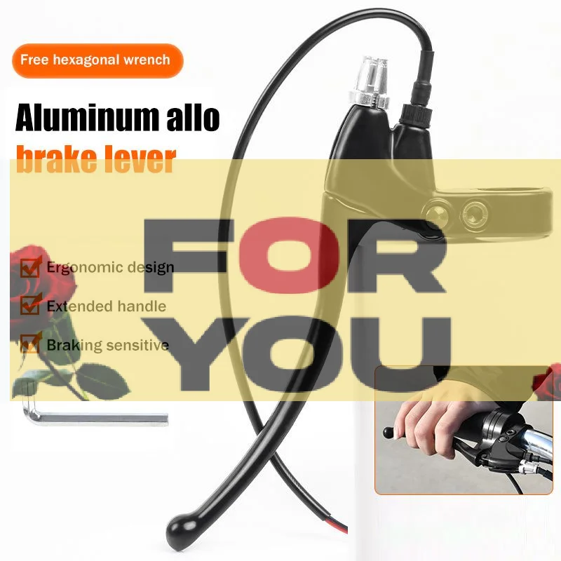 Ultralight Bicycle BMX Brake Handle Electric Bike Cycling Brake Levers V/Disc Brake Handle With Wire Power-off Switch Accessor
Ultralight Bicycle BMX Brake Handle Electric Bike Cycling Brake Levers V/Disc Brake Handle With Wire Power-off Switch Accessor