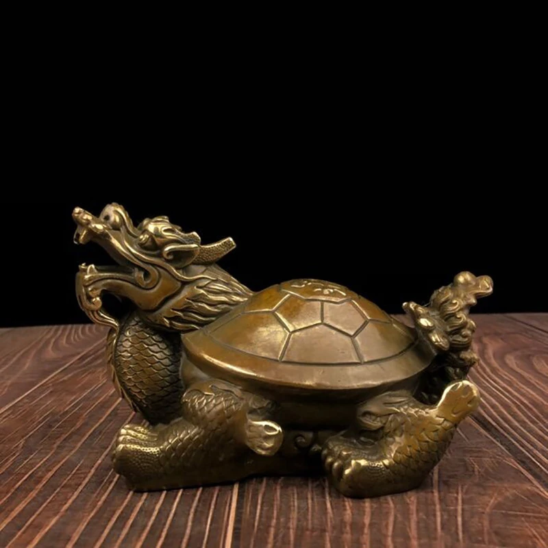 Home Living Room Decoration Brass Treasure Dragon Turtle Ornament Craft Gift
Home Living Room Decoration Brass Treasure Dragon Turtle Ornament Craft Gift