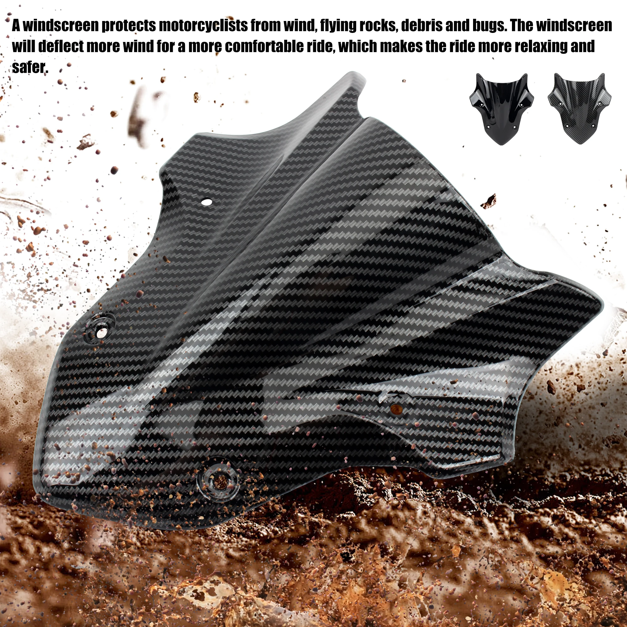 2017-2019 for Kawasaki Z900 Motorcycle Plastic Windshield Wind Deflector Motocross Windshield Fairing Accessories Enduro
2017-2019 for Kawasaki Z900 Motorcycle Plastic Windshield Wind Deflector Motocross Windshield Fairing Accessories Enduro