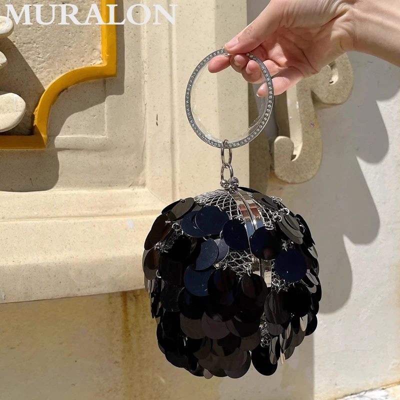 2024 New Round Shape Handmade Woven Handbags Metallic Banquet Beaded Sequins Glitter Banquet Bag Rhinestone Clutch Crossbody Bag
2024 New Round Shape Handmade Woven Handbags Metallic Banquet Beaded Sequins Glitter Banquet Bag Rhinestone Clutch Crossbody Bag