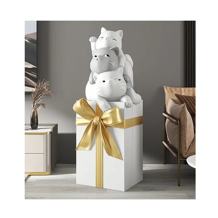&*Cartoon Animal Cat Figurine Lucky Cat Statue Wholesale Home Decor Fiberglass Statue Cat Diy Home Decor
&*Cartoon Animal Cat Figurine Lucky Cat Statue Wholesale Home Decor Fiberglass Statue Cat Diy Home Decor