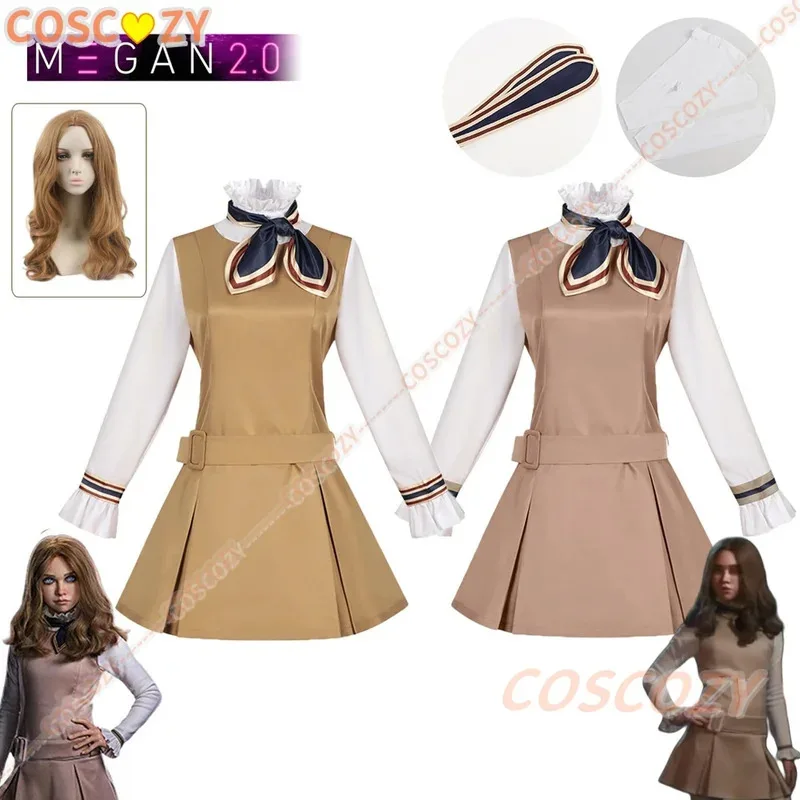 Movie M3GAN 2.0 Cosplay Costume Wig Outfit Megan Cosplay M3GAN Dress Socks Full Set Halloween Role Play Uniform
Movie M3GAN 2.0 Cosplay Costume Wig Outfit Megan Cosplay M3GAN Dress Socks Full Set Halloween Role Play Uniform