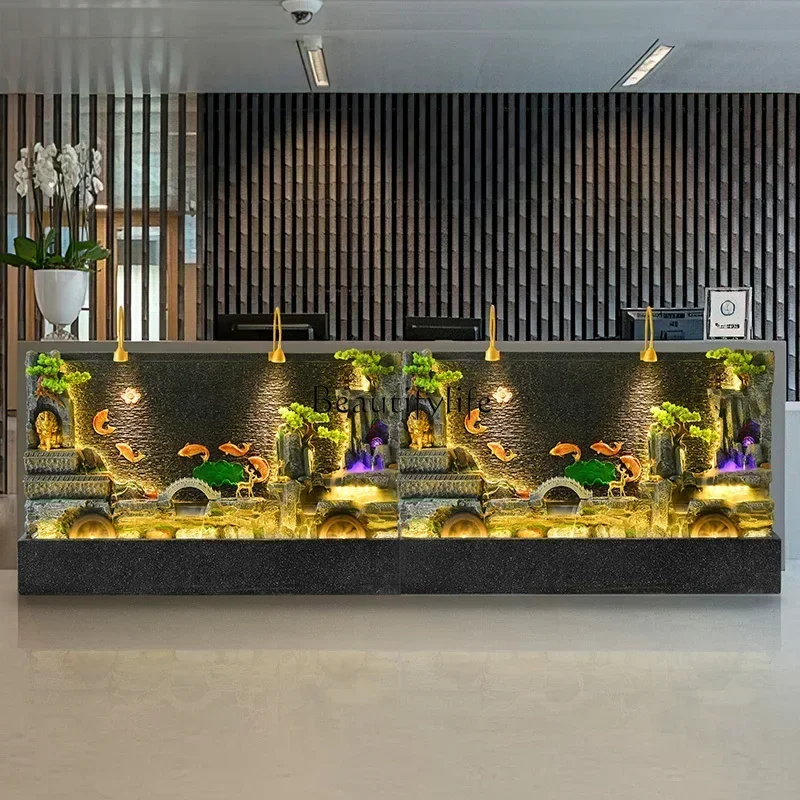 yj9Water curtain wall living room company hotel entrance lucky landing water fountain ornament
yj9Water curtain wall living room company hotel entrance lucky landing water fountain ornament