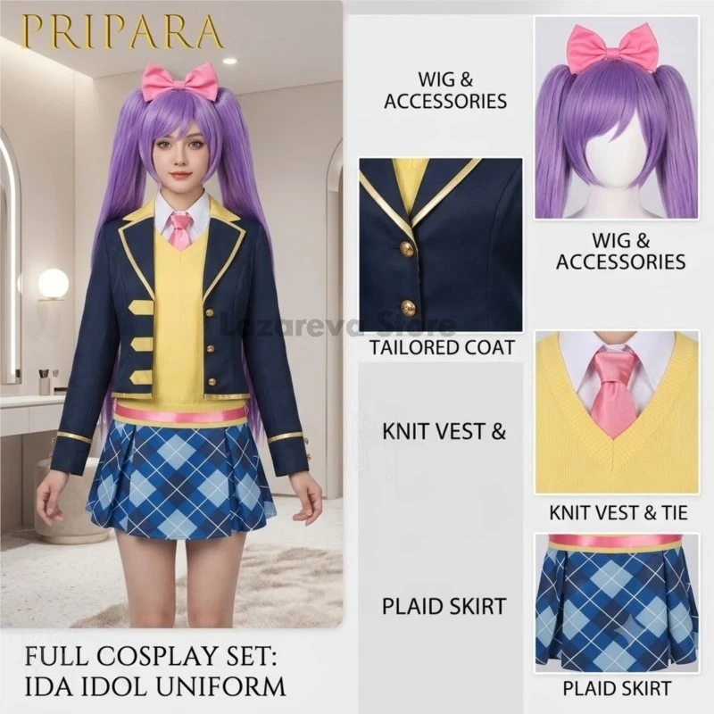 Pripara Manaka Laala Cosplay Costume Cute School Uniform Anime Game Character Outfit For Comic Con Halloween Party Role Play Cos
Pripara Manaka Laala Cosplay Costume Cute School Uniform Anime Game Character Outfit For Comic Con Halloween Party Role Play Cos