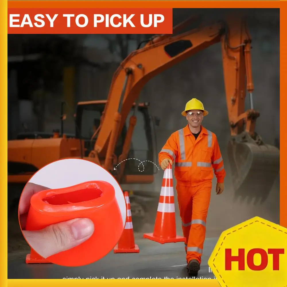 35 Inch 6 Pack Plastic Safety Cones with Reflective Collars Multi Purpose Cones for Traffic Control Driveways and Parking Lots
35 Inch 6 Pack Plastic Safety Cones with Reflective Collars Multi Purpose Cones for Traffic Control Driveways and Parking Lots