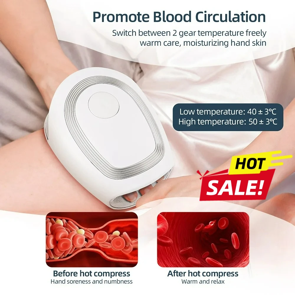 Electric Hand Massager With Compression Wireless Hand And Finger Massager Air Pressure Kneading Wrist Massager Gift for Mom Dad
Electric Hand Massager With Compression Wireless Hand And Finger Massager Air Pressure Kneading Wrist Massager Gift for Mom Dad