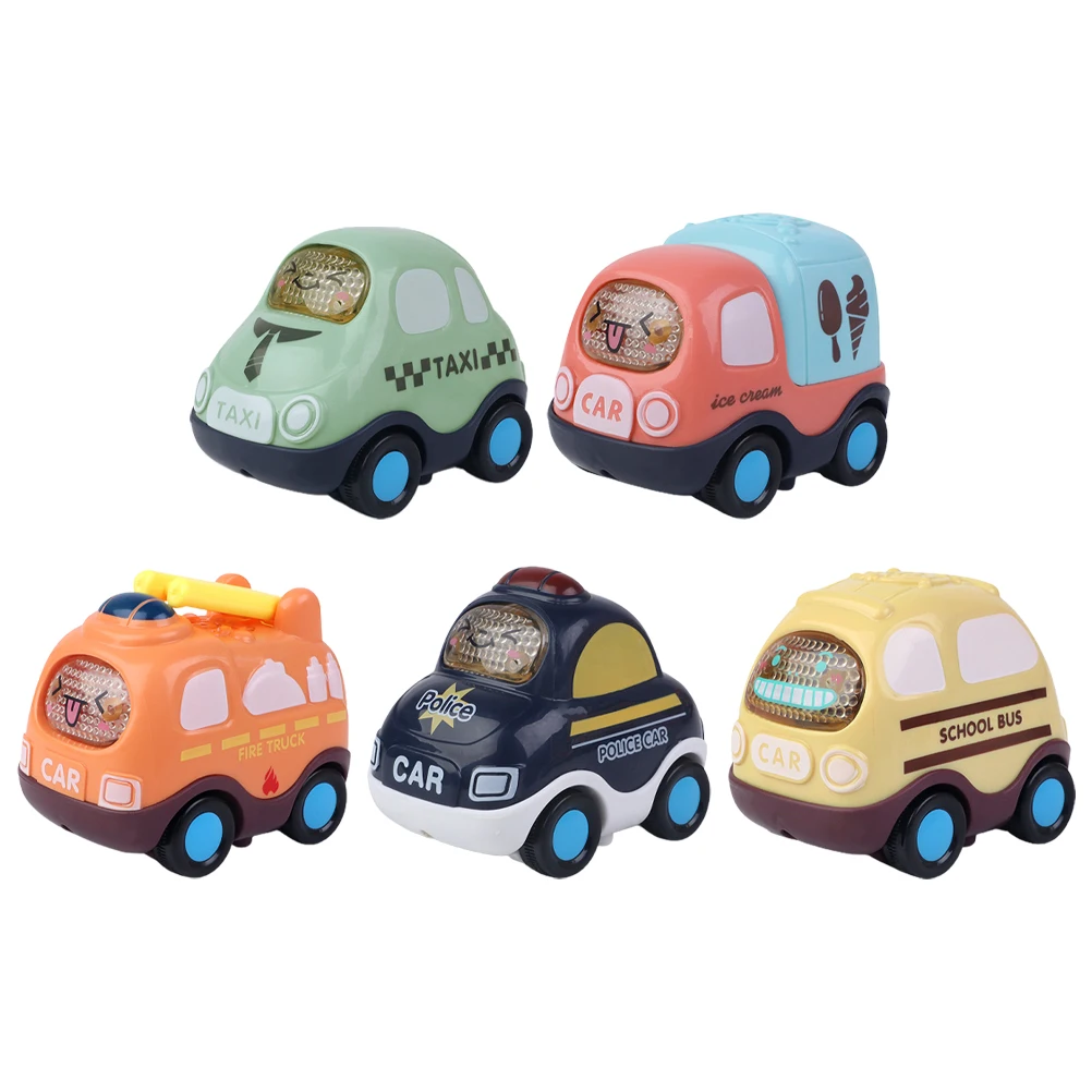 5Pcs Cartoon Car Toy Inertia Moving Design Safe Kids Play Small Plastic Toys Non Remote Control Vehicles
5Pcs Cartoon Car Toy Inertia Moving Design Safe Kids Play Small Plastic Toys Non Remote Control Vehicles