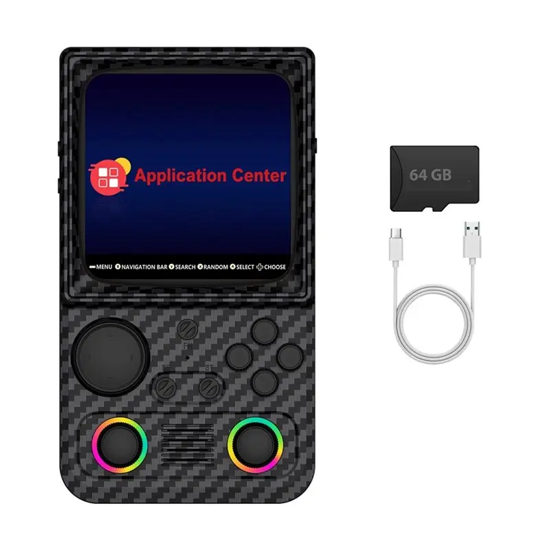 A13E-R36T MAX Retro Handheld Game Console 4.0" IPS Screen Emuelec System Wifi 64G Card 25+ Emulators Portable Player
A13E-R36T MAX Retro Handheld Game Console 4.0" IPS Screen Emuelec System Wifi 64G Card 25+ Emulators Portable Player