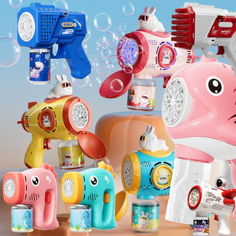 New explosion bubble machine children blow bubble gun electric toys bubble bubble gun
New explosion bubble machine children blow bubble gun electric toys bubble bubble gun