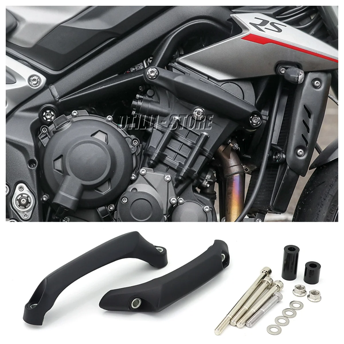 Motorcycle CNC Aluminum Frame Sliders Crash Protector Pads Falling Protection For Street Triple 765R 765S 765RS 765 S 675 R 675R
Motorcycle CNC Aluminum Frame Sliders Crash Protector Pads Falling Protection For Street Triple 765R 765S 765RS 765 S 675 R 675R