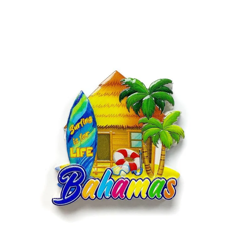 Bahamas Beach 3D Resin Fridge Magnet - Surfboard/Hut Palms Cute Strong Magnet Home Decor Items Refrigerator Magnets Imanes
Bahamas Beach 3D Resin Fridge Magnet - Surfboard/Hut Palms Cute Strong Magnet Home Decor Items Refrigerator Magnets Imanes