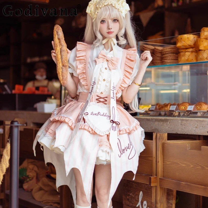 Irregular Hem Strap Dress for Women Cute Flutter Sleeves Lolita Original Design Dress Female Japanese Style Sweet Dress
Irregular Hem Strap Dress for Women Cute Flutter Sleeves Lolita Original Design Dress Female Japanese Style Sweet Dress