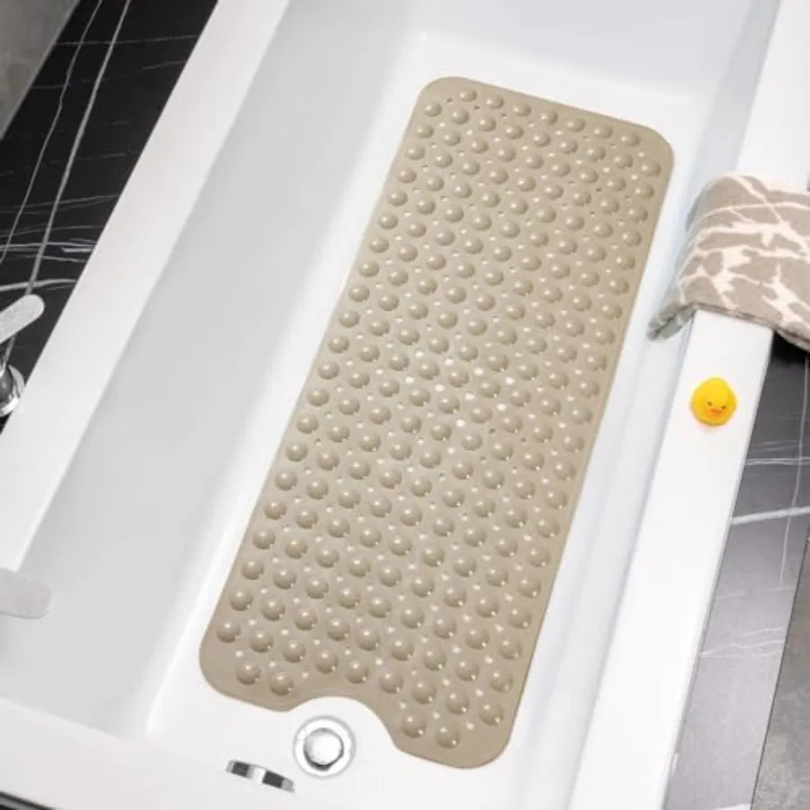 Bathtub Mats for Shower Tub Non-Slip Bath Mat 39 x 16 Inch Extra Long Shower Mat, Bath Tub Mat for Bathroom with Machine Washab
Bathtub Mats for Shower Tub Non-Slip Bath Mat 39 x 16 Inch Extra Long Shower Mat, Bath Tub Mat for Bathroom with Machine Washab