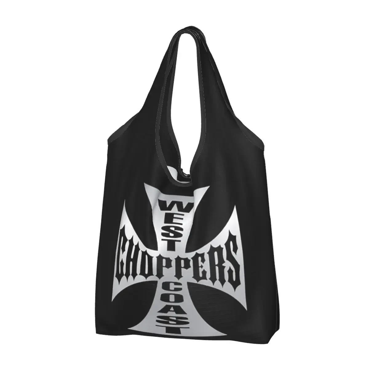Personalized West Coast Iron Cross Choppers Portable Tote Shopping Bags Capacity Shopper Bag Groceries Handbag Shoulder Bag
Personalized West Coast Iron Cross Choppers Portable Tote Shopping Bags Capacity Shopper Bag Groceries Handbag Shoulder Bag