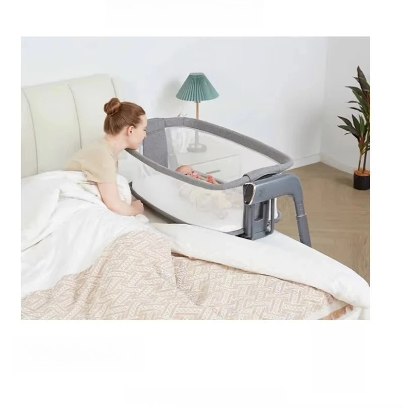 Multifunctional Electric Shaking Bed Side Modern Metal Crib for Newborn Big Bed Anti-Overflow Milk Movable Living Room
Multifunctional Electric Shaking Bed Side Modern Metal Crib for Newborn Big Bed Anti-Overflow Milk Movable Living Room