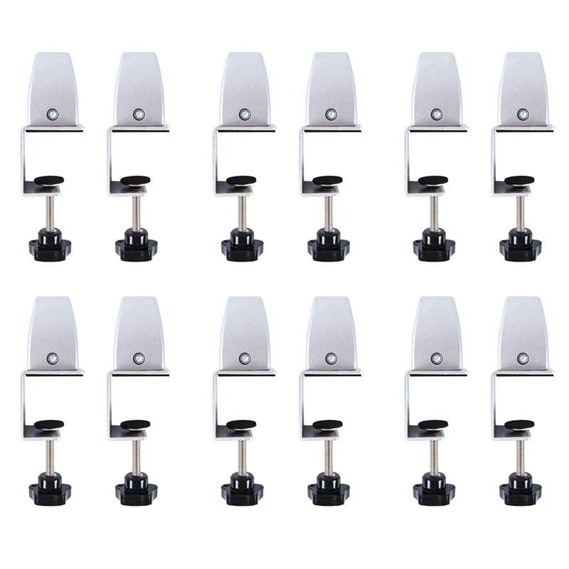 12 Pcs Office Desk Divider Clamp Privacy Screen Clip Holder Bracket Screen Baffle Clamp Partition For Table Clamp Silver
12 Pcs Office Desk Divider Clamp Privacy Screen Clip Holder Bracket Screen Baffle Clamp Partition For Table Clamp Silver
