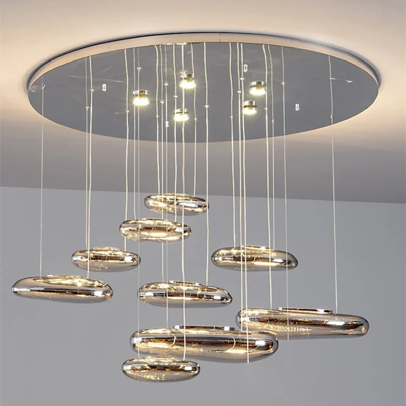 Modern LED Ceiling Lamps Nordic Cobblestone Chandeliers Ceiling Lights Lighting Home Decor Lustre Fixtures for Living Room Bar
Modern LED Ceiling Lamps Nordic Cobblestone Chandeliers Ceiling Lights Lighting Home Decor Lustre Fixtures for Living Room Bar