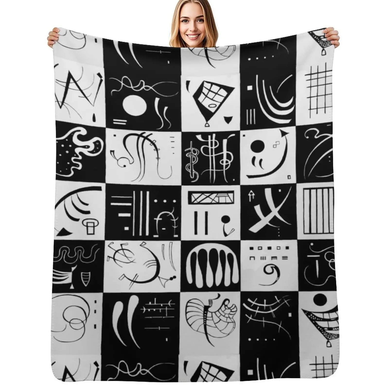 Trente, by Kandinsky Throw Blanket Multi Purpose Soft Warm Blanket for Home Travel
Trente, by Kandinsky Throw Blanket Multi Purpose Soft Warm Blanket for Home Travel