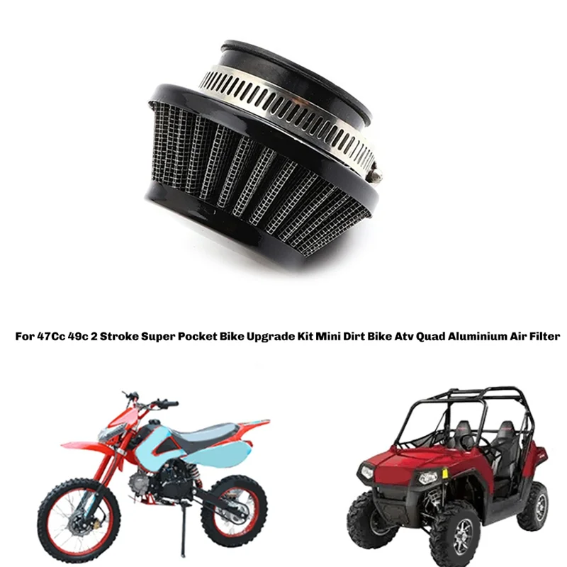 Для моторизованного велосипеда Push Mini Moto Pocket Bike 48/50 мм Универсальный очиститель воздушного фильтра ATV Quad Запчасти для мотоциклов
Для моторизованного велосипеда Push Mini Moto Pocket Bike 48/50 мм Универсальный очиститель воздушного фильтра ATV Quad Запчасти для мотоциклов