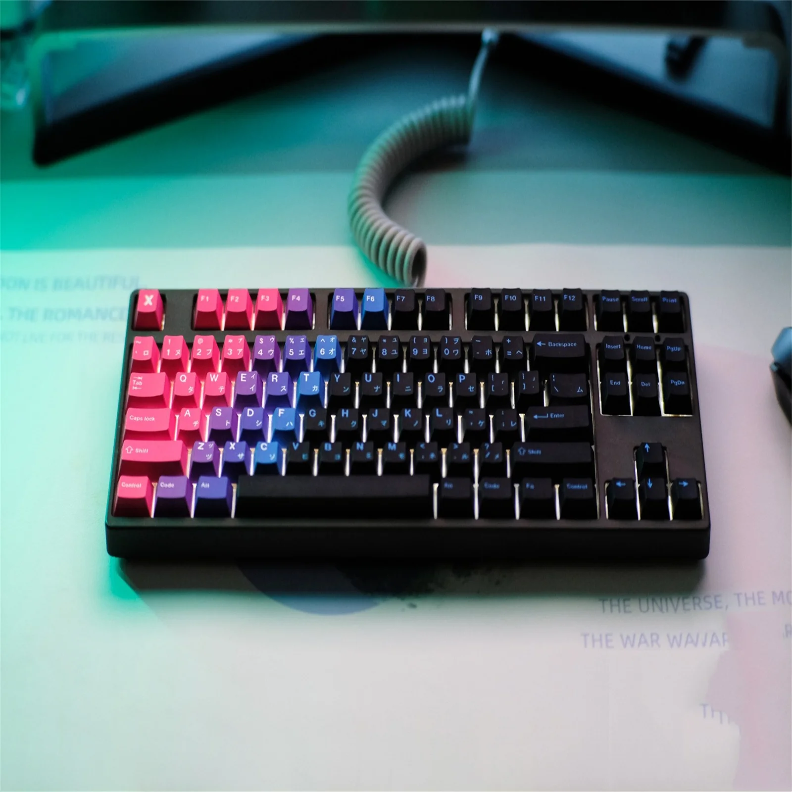 Colorful Gradient Keycaps 129 Key PBT Material CHERRY Profile DYE-SUB For CHERRY MX Switch Wooting Mechanical Keyboard Keycap
Colorful Gradient Keycaps 129 Key PBT Material CHERRY Profile DYE-SUB For CHERRY MX Switch Wooting Mechanical Keyboard Keycap