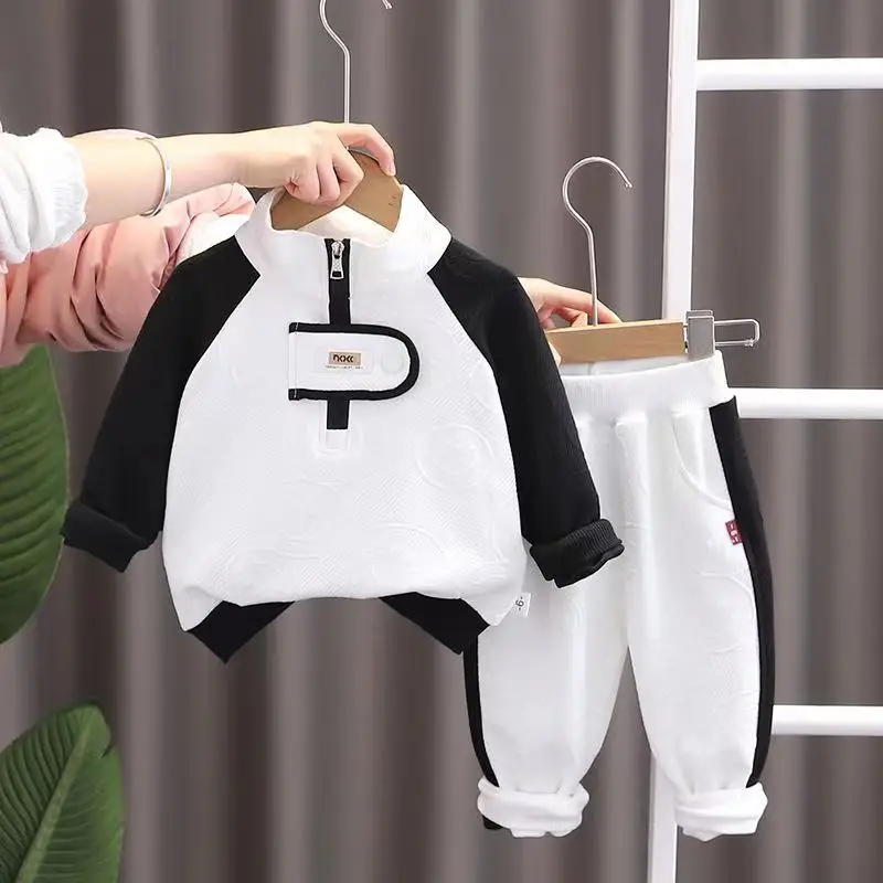 Boys Spring Autumn Children Cool Long Sleeve Hoodie Pants Set New Cute Children Leisure Foreign Sports Two-piece Set Kids Gifts
Boys Spring Autumn Children Cool Long Sleeve Hoodie Pants Set New Cute Children Leisure Foreign Sports Two-piece Set Kids Gifts