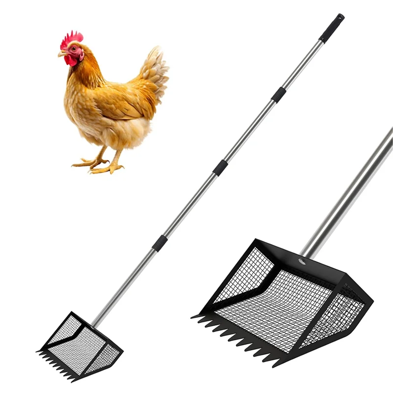 A26F-Large 10 Inch Chicken Poop Scooper Head, 62-Inch Long Handle For Sand Droppings Scoop Rake
A26F-Large 10 Inch Chicken Poop Scooper Head, 62-Inch Long Handle For Sand Droppings Scoop Rake