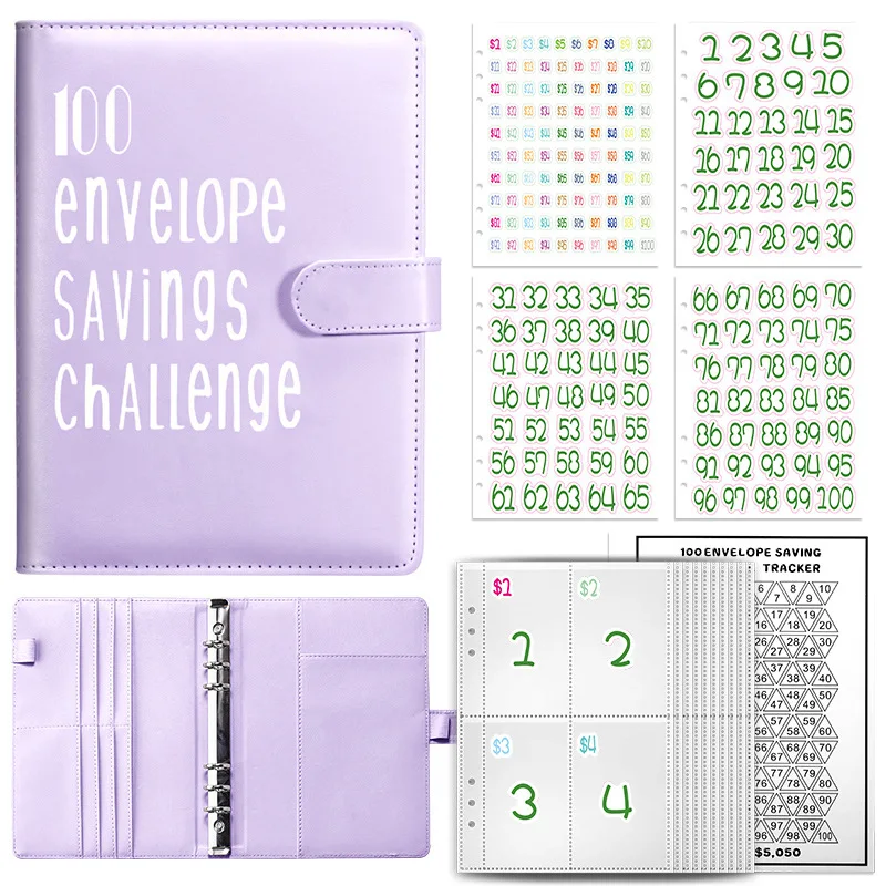 Loose-leaf Couples 100-Day Challenge Save Money Save Money Notebook Loose-leaf Ledger Budget Planner
Loose-leaf Couples 100-Day Challenge Save Money Save Money Notebook Loose-leaf Ledger Budget Planner