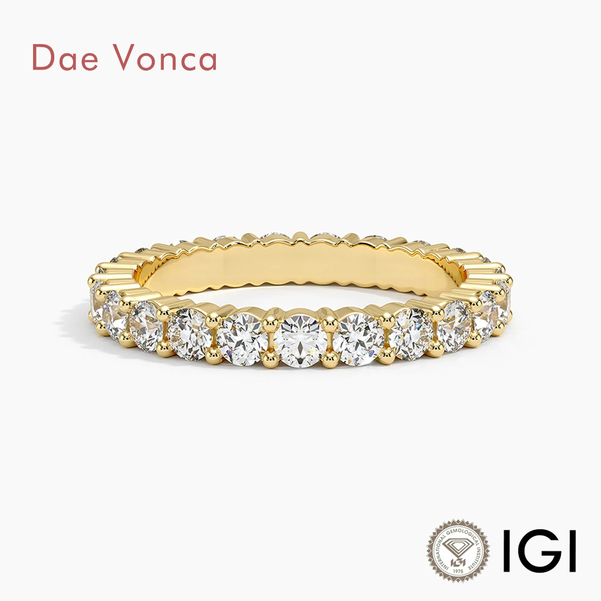 Custom Full Diamond Eternity Stackable Rings 14K 18K Solid Gold Lab Grown Diamond Eternity Wedding Bands Ring For Women
Custom Full Diamond Eternity Stackable Rings 14K 18K Solid Gold Lab Grown Diamond Eternity Wedding Bands Ring For Women