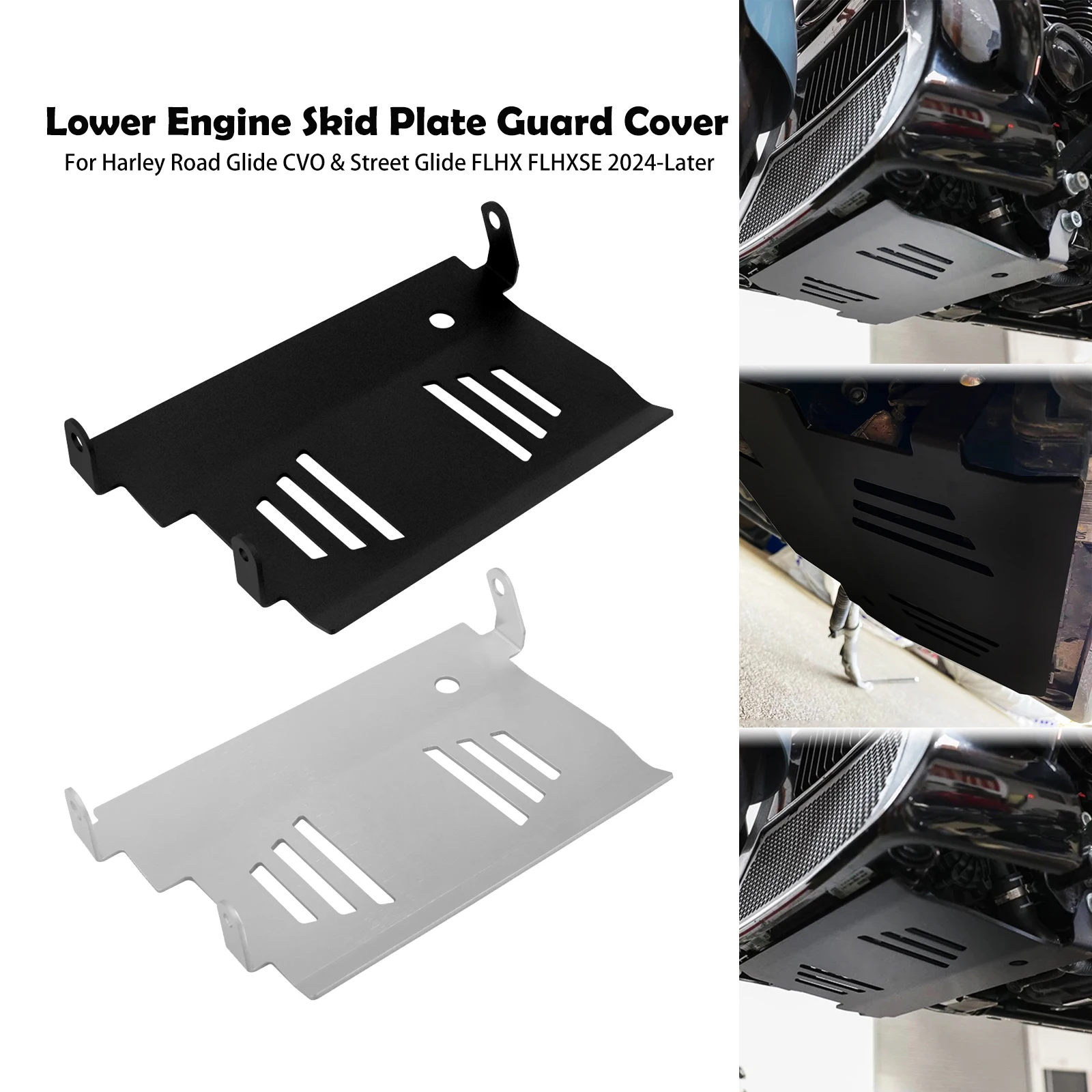 Motorcycle Lower Engine Skid Plate Aluminium Guard Cover Protector For Harley Touring Road Street Glide FLTRX FLHX FLHXSE 24-Up
Motorcycle Lower Engine Skid Plate Aluminium Guard Cover Protector For Harley Touring Road Street Glide FLTRX FLHX FLHXSE 24-Up