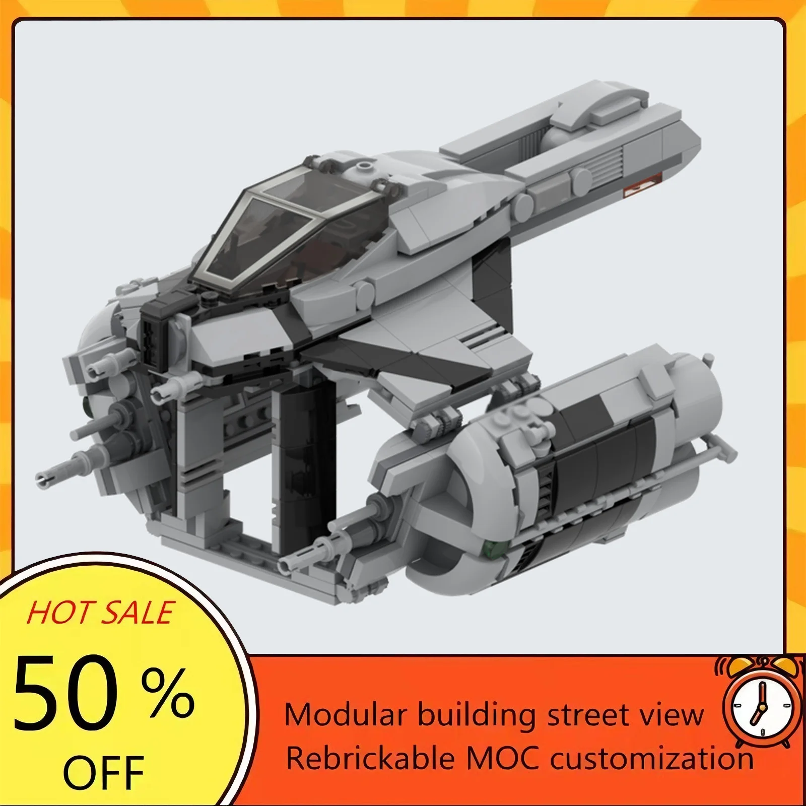 Набор для сборки космического корабля из 495 деталей, популярная модель по мотивам фильма «Звездные войны», модульный конструктор, технологичный подарок, игрушка для детей на праздники
Набор для сборки космического корабля из 495 деталей, популярная модель по мотивам фильма «Звездные войны», модульный конструктор, технологичный подарок, игрушка для детей на праздники