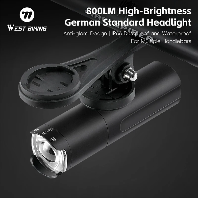 Waterproof Bicycle Headlight 6400/600/800LM High Brightness Bicycle Headlight 6-speed Type-C Rechargeable Bicycle Flashlight
Waterproof Bicycle Headlight 6400/600/800LM High Brightness Bicycle Headlight 6-speed Type-C Rechargeable Bicycle Flashlight