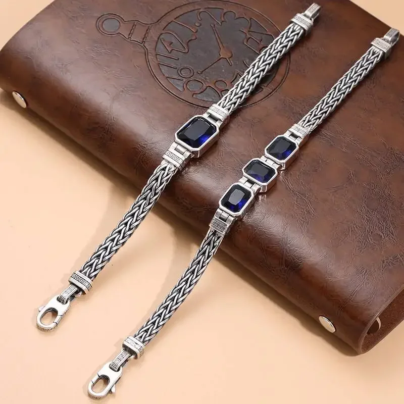 5MM Handmade Woven Cord Bracelet for Retro Fashion Hip Hop Men's Bracelet Jewelry
5MM Handmade Woven Cord Bracelet for Retro Fashion Hip Hop Men's Bracelet Jewelry
