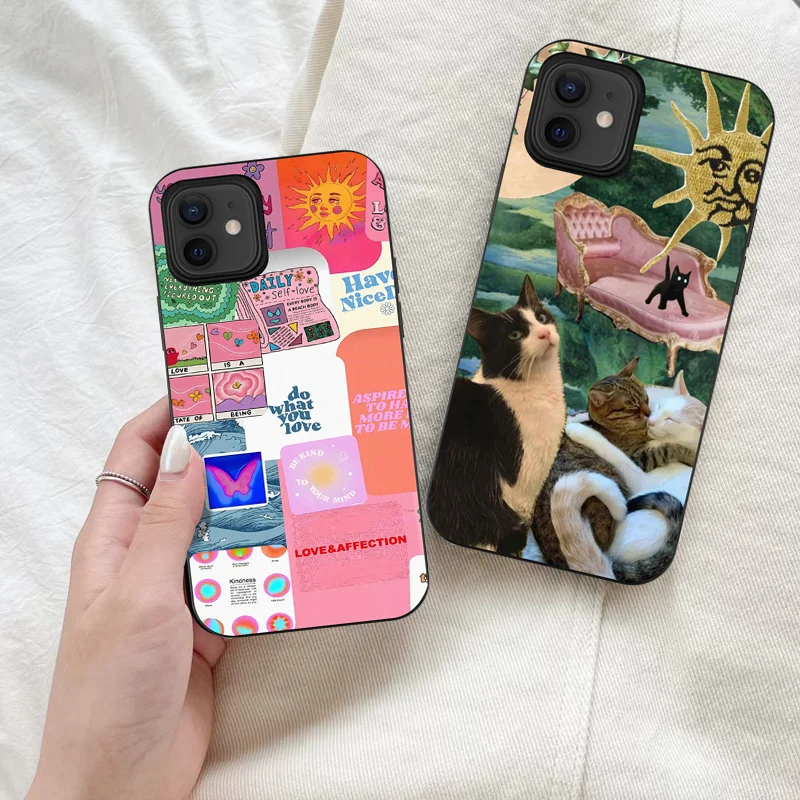 Sun Black Cat Butterfly Silica Black Phone Case For iPhone 16 15 11 12 14 13 Pro Max Mini X XSM XR 7 8 Plus SE4 16e Cute Covers
Sun Black Cat Butterfly Silica Black Phone Case For iPhone 16 15 11 12 14 13 Pro Max Mini X XSM XR 7 8 Plus SE4 16e Cute Covers