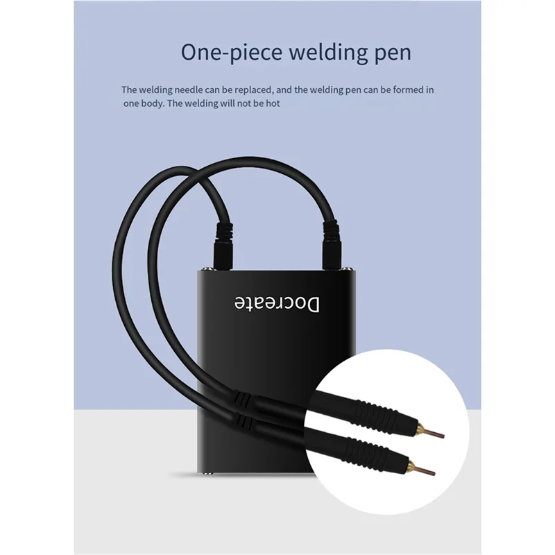 DH20 Spot Welder Portable Handheld 9 Gear Spot Welder 5V MAX2.4A Power Bank 18650 Lithium Battery Nickel Sheet-A74P
DH20 Spot Welder Portable Handheld 9 Gear Spot Welder 5V MAX2.4A Power Bank 18650 Lithium Battery Nickel Sheet-A74P