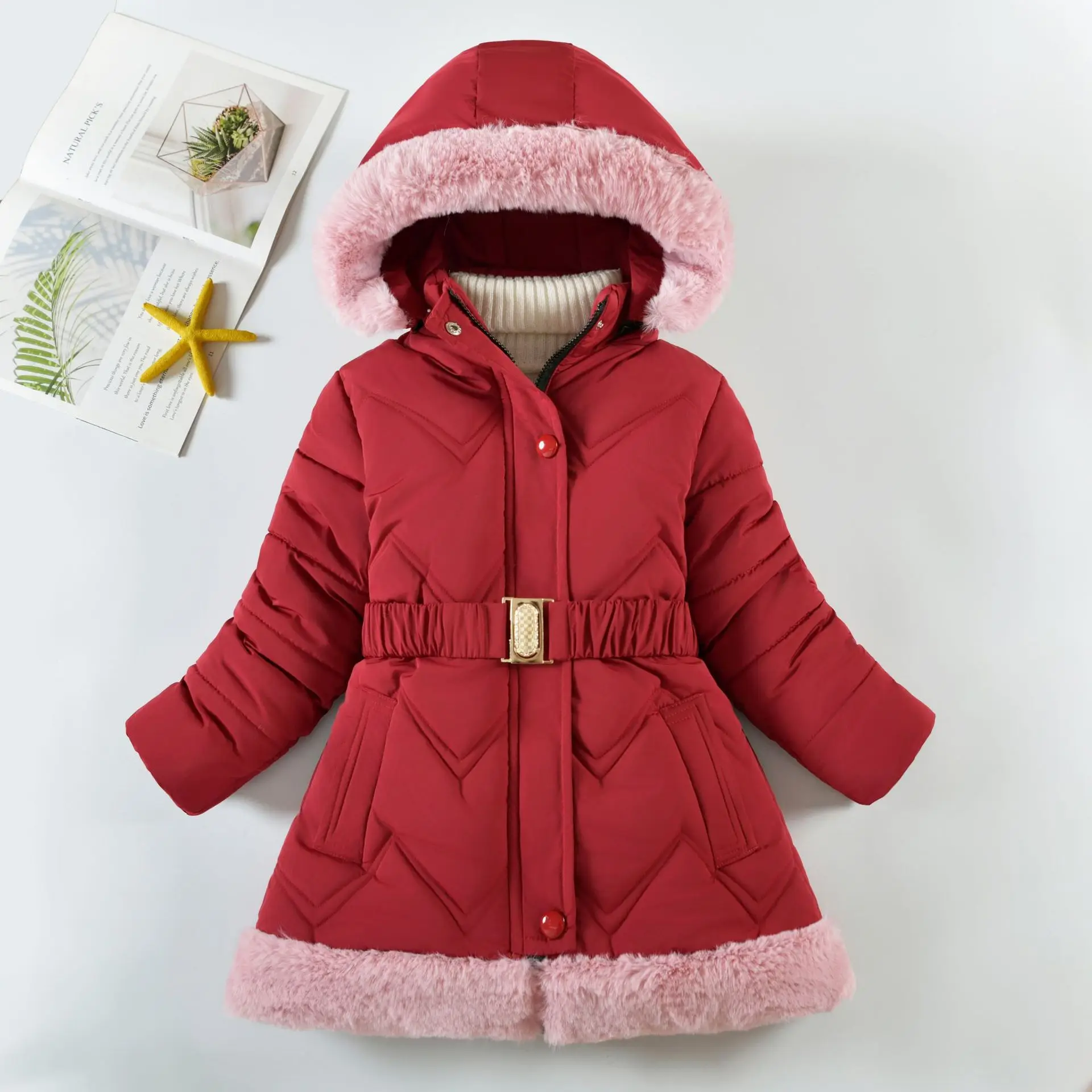 Girls' Winter coat 2024 new cotton-padded girls' cotton-padded girls' cotton-padded girls' cotton-padded jackets with extra wool
Girls' Winter coat 2024 new cotton-padded girls' cotton-padded girls' cotton-padded girls' cotton-padded jackets with extra wool
