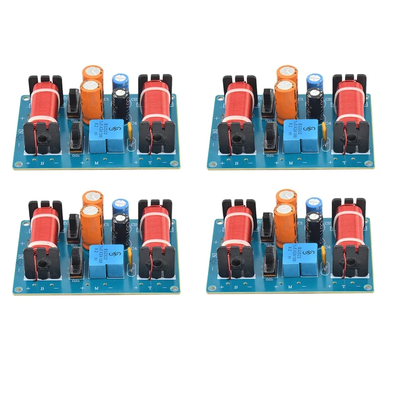 2025 New-4X 150W Speaker Treble Alto Bass Audio Frequency Divider 3 Way Crossover Filter For 4-11 Inch Bookshelf Speakers
2025 New-4X 150W Speaker Treble Alto Bass Audio Frequency Divider 3 Way Crossover Filter For 4-11 Inch Bookshelf Speakers