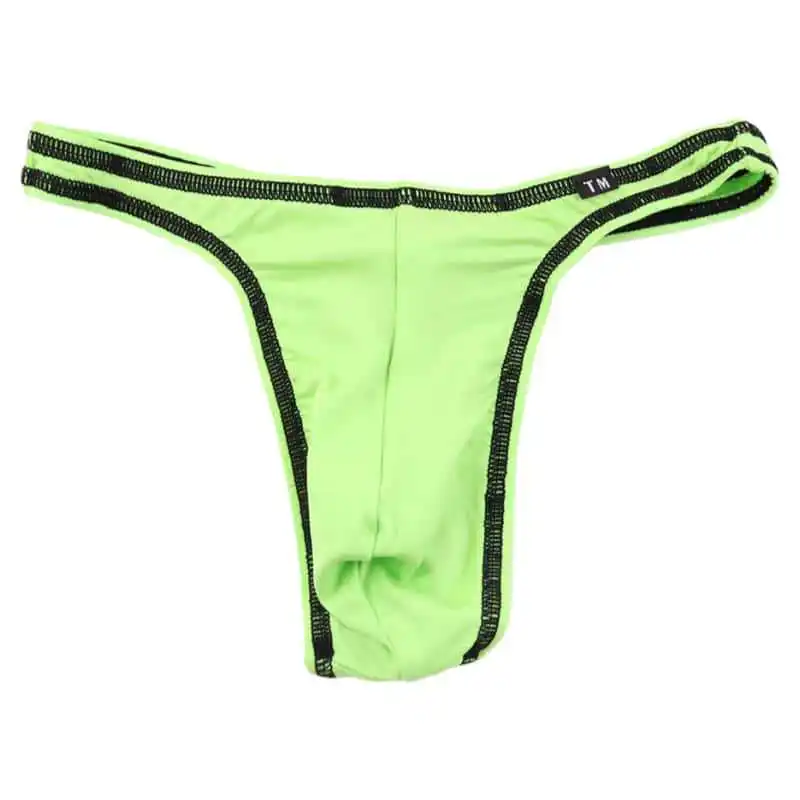 Men's Ice Silk G-String Thong Neon Green Low Waist Large Pouch Sexy Breathable Underwear
Men's Ice Silk G-String Thong Neon Green Low Waist Large Pouch Sexy Breathable Underwear
