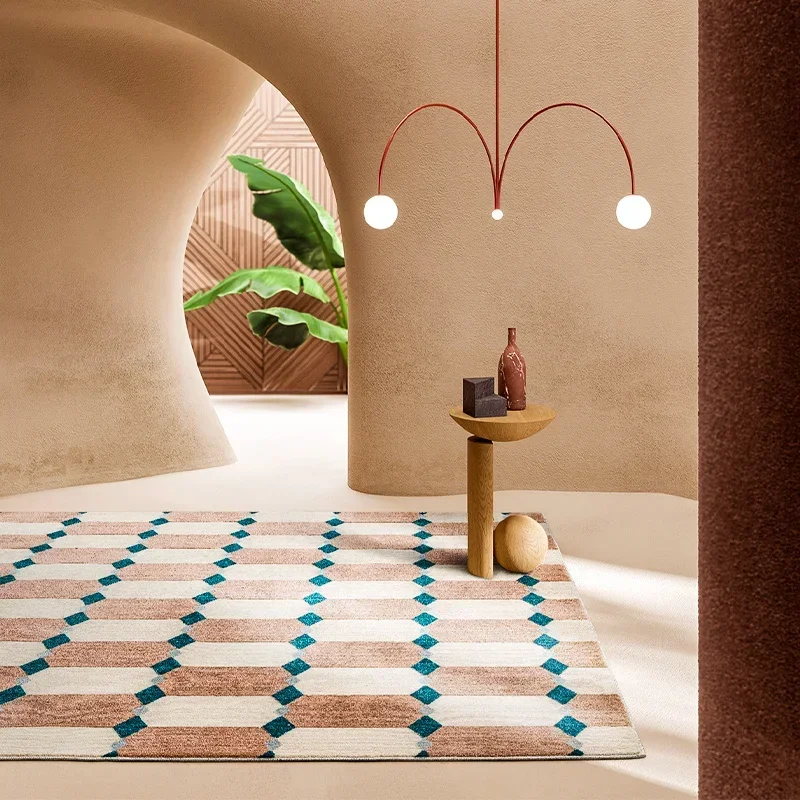 Modern Geometric Living Room Decoration Carpet Light Luxury Study Cloakroom Non-slip Carpets Simple Bedroom Bedside Plush Rug
Modern Geometric Living Room Decoration Carpet Light Luxury Study Cloakroom Non-slip Carpets Simple Bedroom Bedside Plush Rug