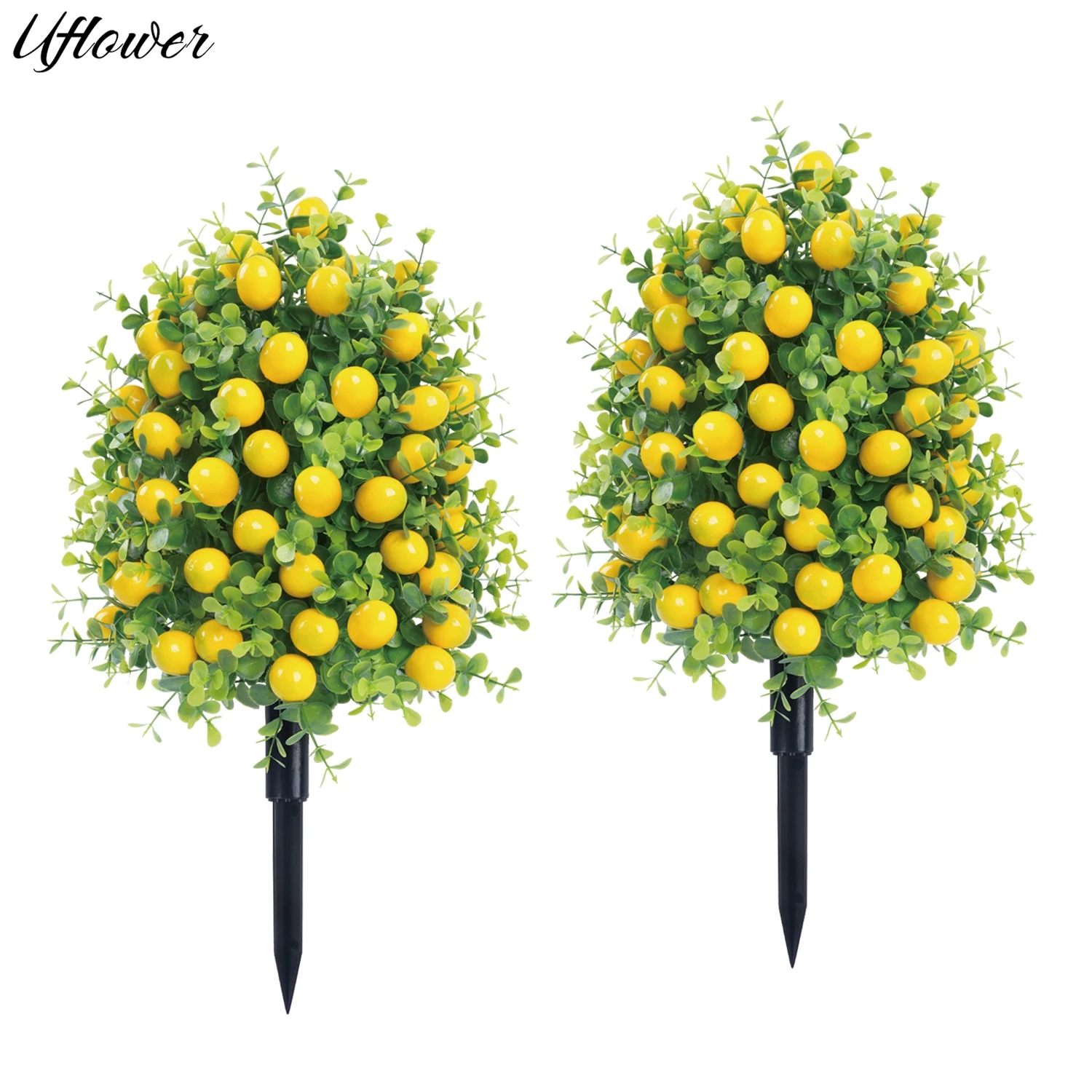 Uflower Outdoor Fake Fruit Plants with Stake Artificial Plants Lemon Plants Flower UV-Resistant Home Decor Front Garden Door
Uflower Outdoor Fake Fruit Plants with Stake Artificial Plants Lemon Plants Flower UV-Resistant Home Decor Front Garden Door