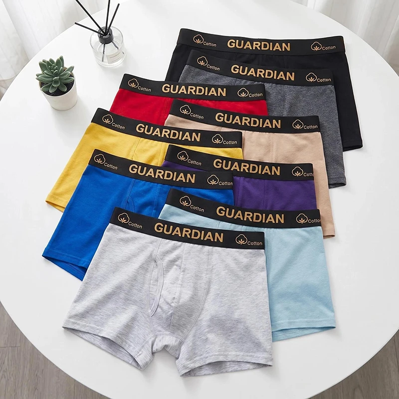 Men's Cotton Boxers 10Pcs Breathable Soft Underwear Stretch Waistband Moisture Wicking Daily Wear Solid Color Boxer Briefs
Men's Cotton Boxers 10Pcs Breathable Soft Underwear Stretch Waistband Moisture Wicking Daily Wear Solid Color Boxer Briefs