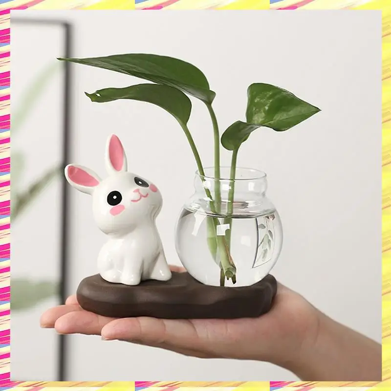 ABJJ B Cartoon Hydroponic Flower Vase Transparent Glass Flower Arrangement Plant Pots Plants Pot For Home Decor
ABJJ B Cartoon Hydroponic Flower Vase Transparent Glass Flower Arrangement Plant Pots Plants Pot For Home Decor
