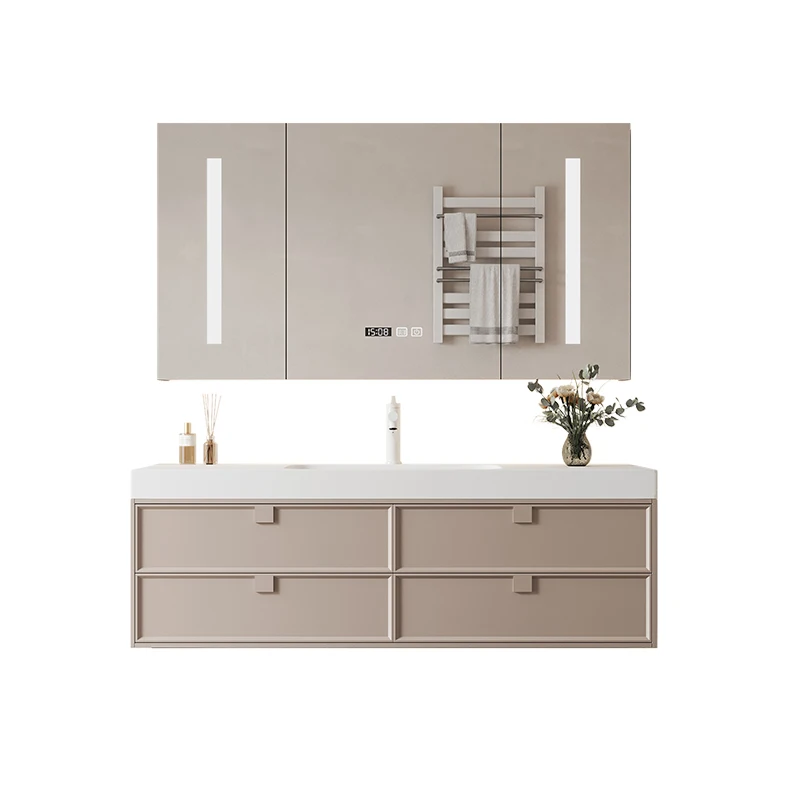 Corian integrated basin simple bathroom cabinet washstand storage combination bathroom sink cabinet
Corian integrated basin simple bathroom cabinet washstand storage combination bathroom sink cabinet
