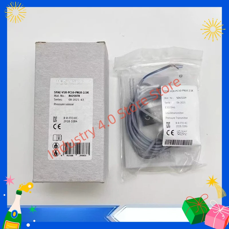 Pressure Sensor SPAE-V1R/B2R-PC10-PNLK-2.5K 8025978 8025979 100% NEW
Pressure Sensor SPAE-V1R/B2R-PC10-PNLK-2.5K 8025978 8025979 100% NEW