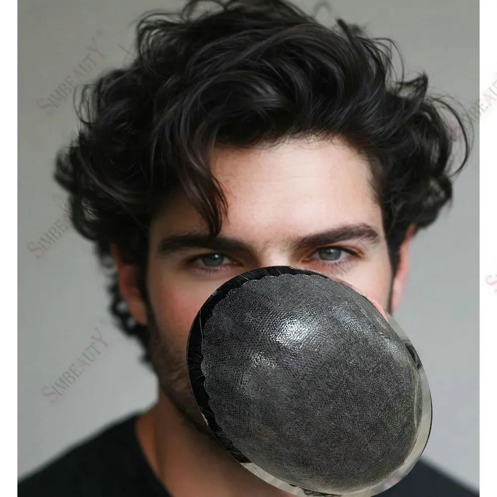 Strong Poly Skin Injection PU Base Men's Toupee Human Hair Undetectable Capillary Prosthesis Black Grey1b80 Brown Man Hairpieces
Strong Poly Skin Injection PU Base Men's Toupee Human Hair Undetectable Capillary Prosthesis Black Grey1b80 Brown Man Hairpieces