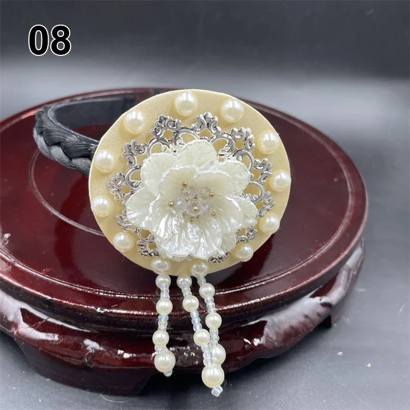Korean Folk Hair Accessories Korea Hanbok Hairbands Stage Performance Costume Women Bride Korean Ancient Style Hairband
Korean Folk Hair Accessories Korea Hanbok Hairbands Stage Performance Costume Women Bride Korean Ancient Style Hairband